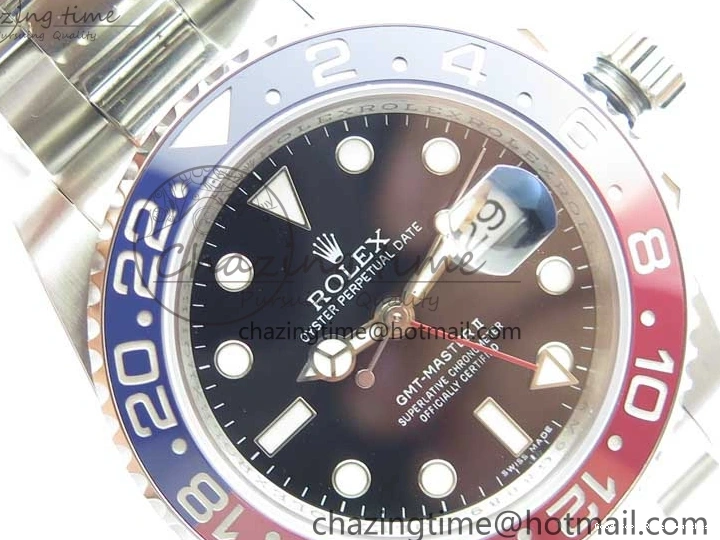 AAA Replica Watches Ceramic GMT-Master II Youthful Best Red 1:1 BLRO MAX Blue 116719 Version VRF 2795 CHS Steel SA3186 Edition 904L 1231